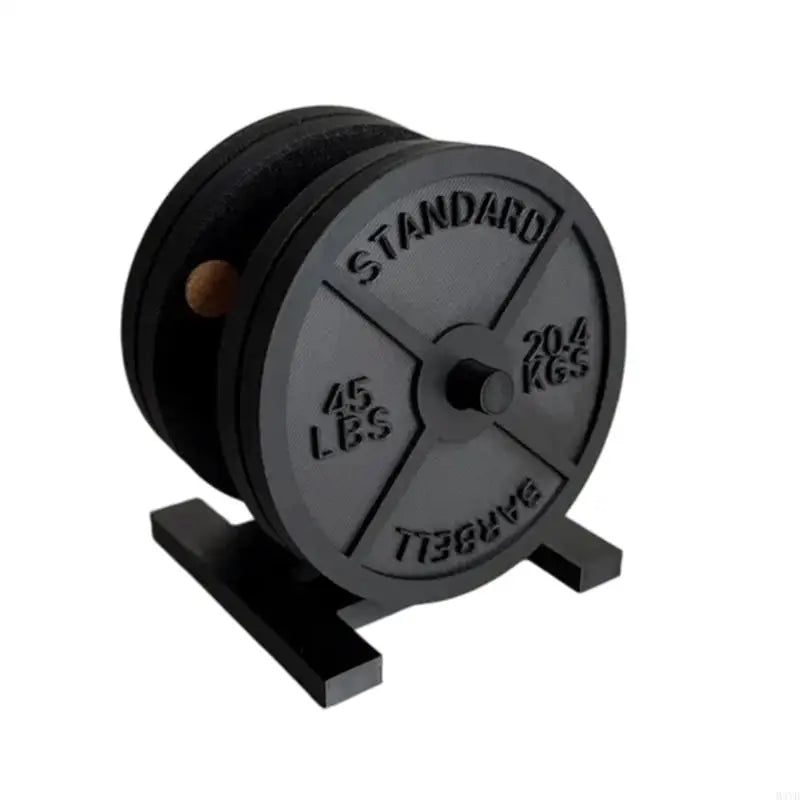 Barbell Bumper Plate Weight Plate ABS Cup With Storage Stand To Keep Table Organized M4YD