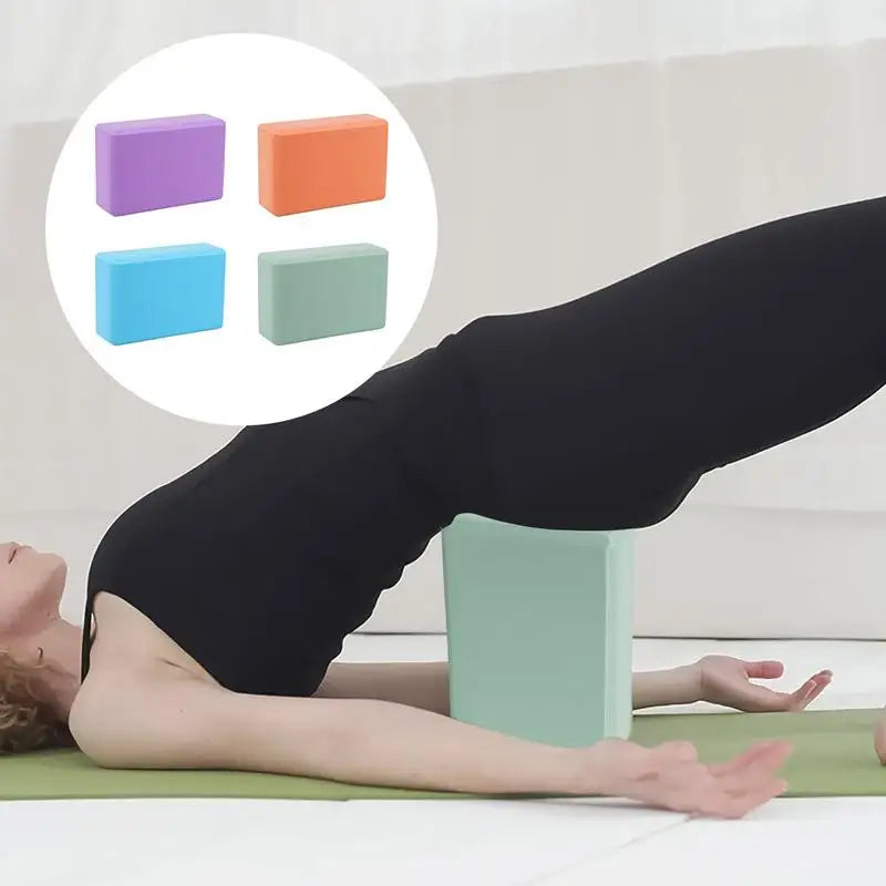 High Density Yoga Blocks Anti-Slip EVA Yoga Brick Foam Blocks Supportive Lightweight Eco Friendly Foam Fitness Yoga Accessories