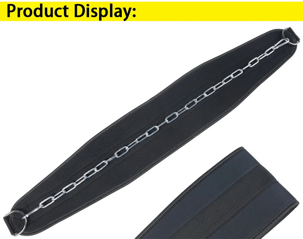 Pull up - Upper body strength weight-bearing belt, commercial bodybuilding room, sports barbell plate belt, fitness equipment