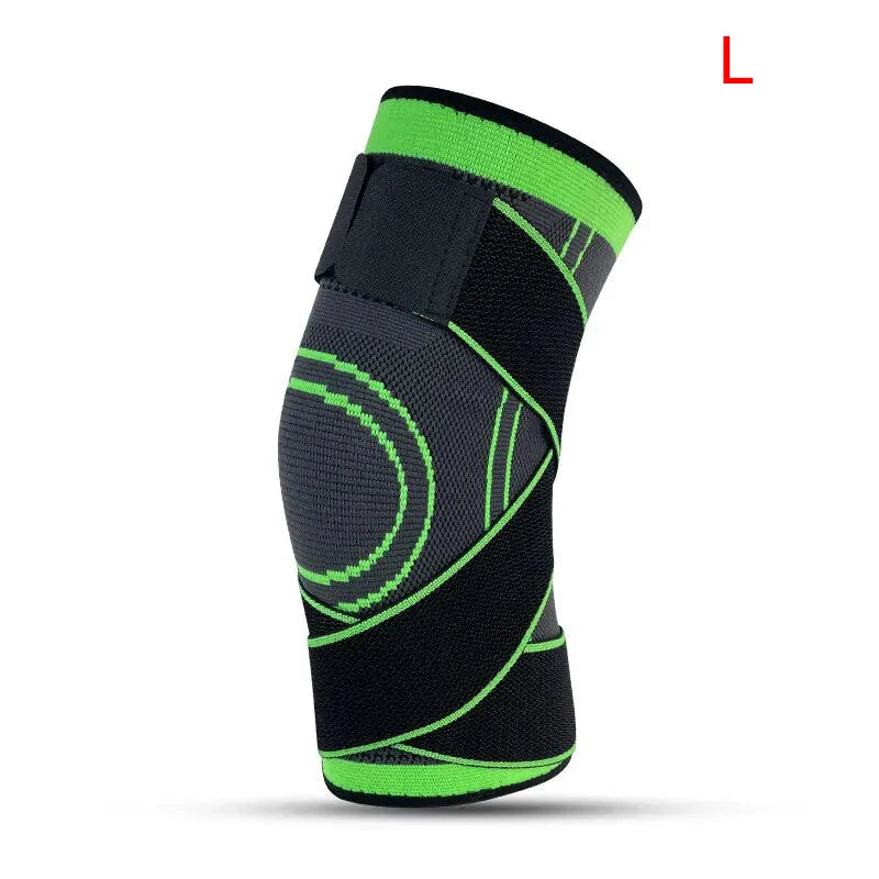 Knee Compressions Sleeve With Adjustable Straps Compression Bandage Protector Knee For Running Working Out Sport Wearing All Day