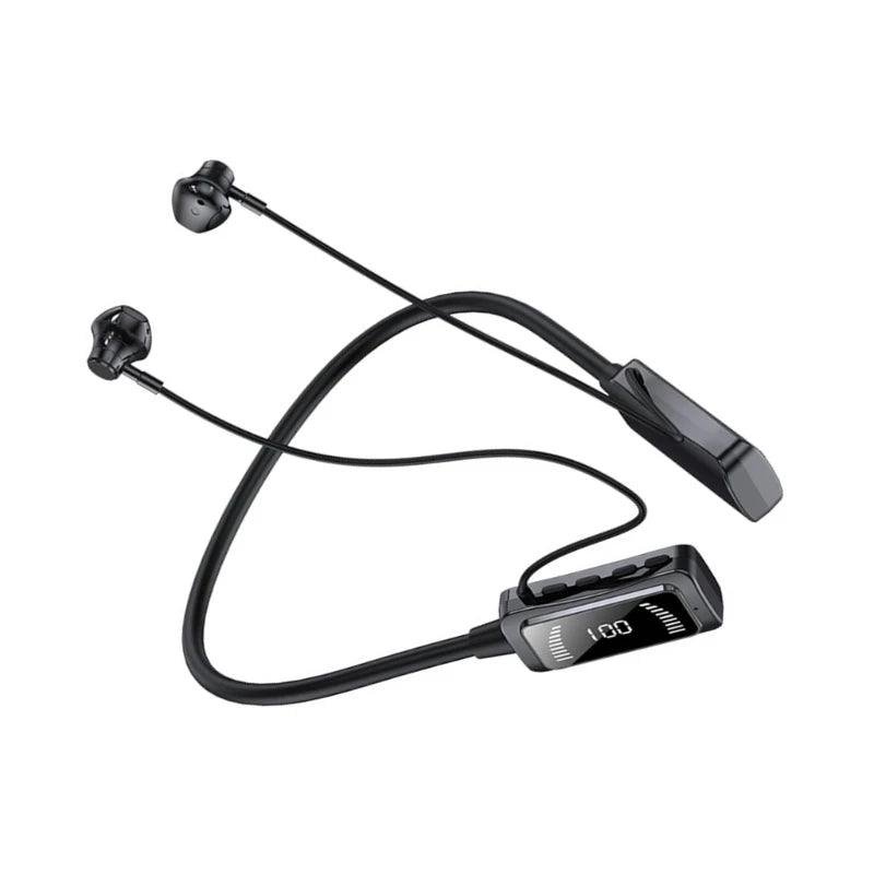 Wireless Sports Earbuds Bluetooth-compatible 5.3 Neckband Earphones with Noise Cancelling for Fitness Gym and Biking