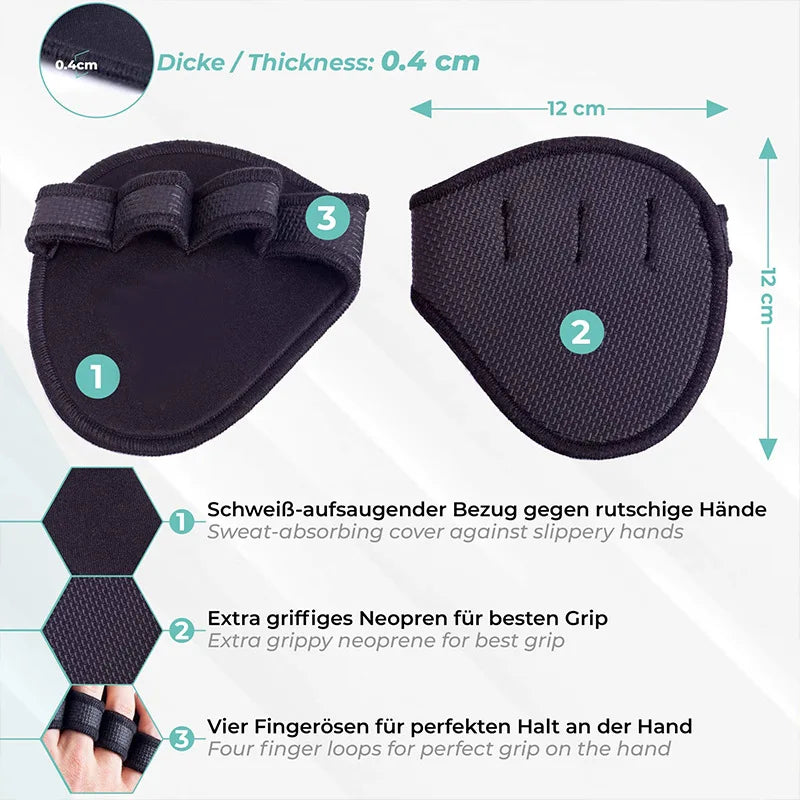 Gym Gloves Weights Men's Bodybuilding Sports Gloves Lifting Weights Mittens for Gym Fitness Gloves JZST01
