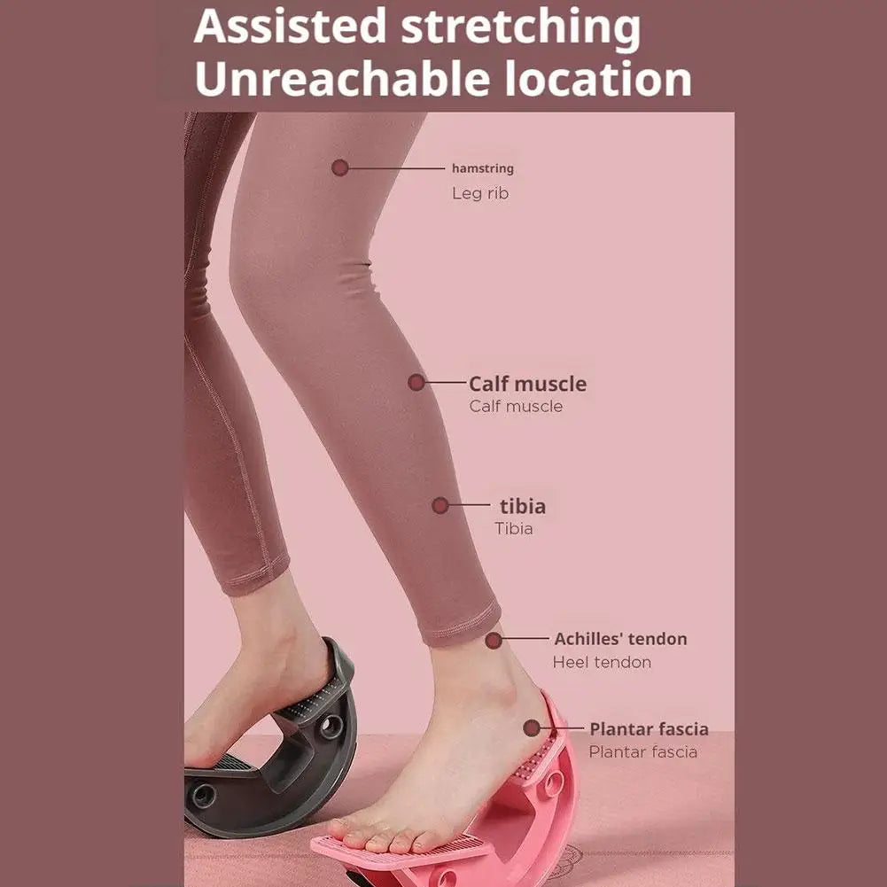Stretching Wheel Home Fitness Pedal Calf Stretcher Balance Trainer Arm Calf Ankle Stretching Board, Foot Stretcher Household ﻿