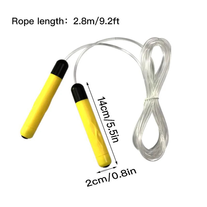 Adjustable Night Glowing Skip Rope Exercise Jump Ropes Light Up Outdoor Supplies Portable Training Sports Equipment