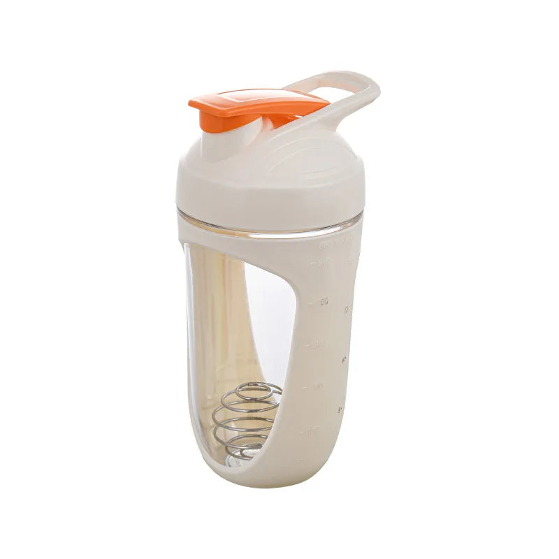 680ml Shaker Bottle Protein Shaker Fitness Bottle Plastic Bottle with Stainless Ball for Fitness Enthusiasts Athletes Sports Cup