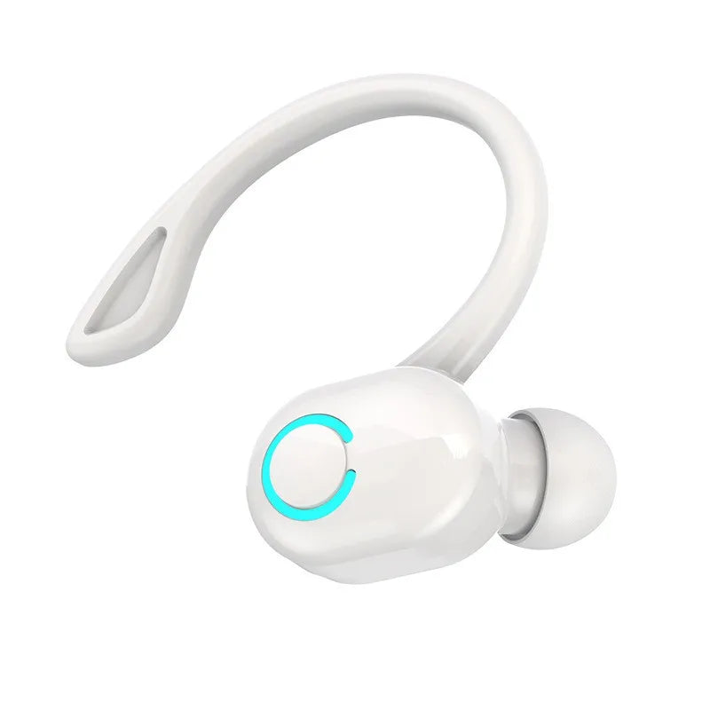 Wireless Sports Single Ear Earphones Headphones Ear Hook Run Earbuds With Mic