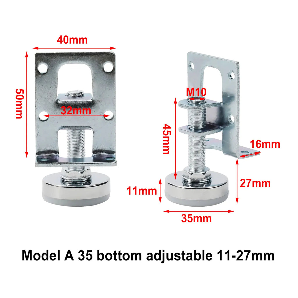Adjustable Leveling Feet Heavy Duty Height Adjuster Furniture Leveler Foot Leveler Legs For Cabinet Table Workbench