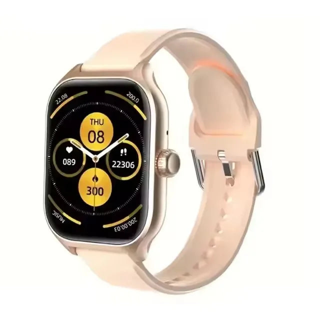 Smart Watch Men 2.01 Inch AMOLED Screen Waterproof Multiple Sport Mode Fitness HD Bluetooth Calls Smartwatch Men Women Bracelet