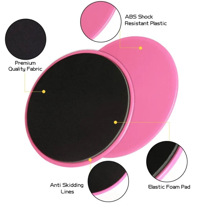 Fitness Household Pilates Core Sliders Exercise Gliding Discs Full-Body Workout Accessories Abdominal Training Sports Equipment