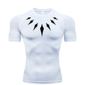 Men's Compression Shirt Anime Print Gym Sport Quick Dry Gym TShirts Fitness Athletic Undershirts Elasticity Tops Tee Summer Male