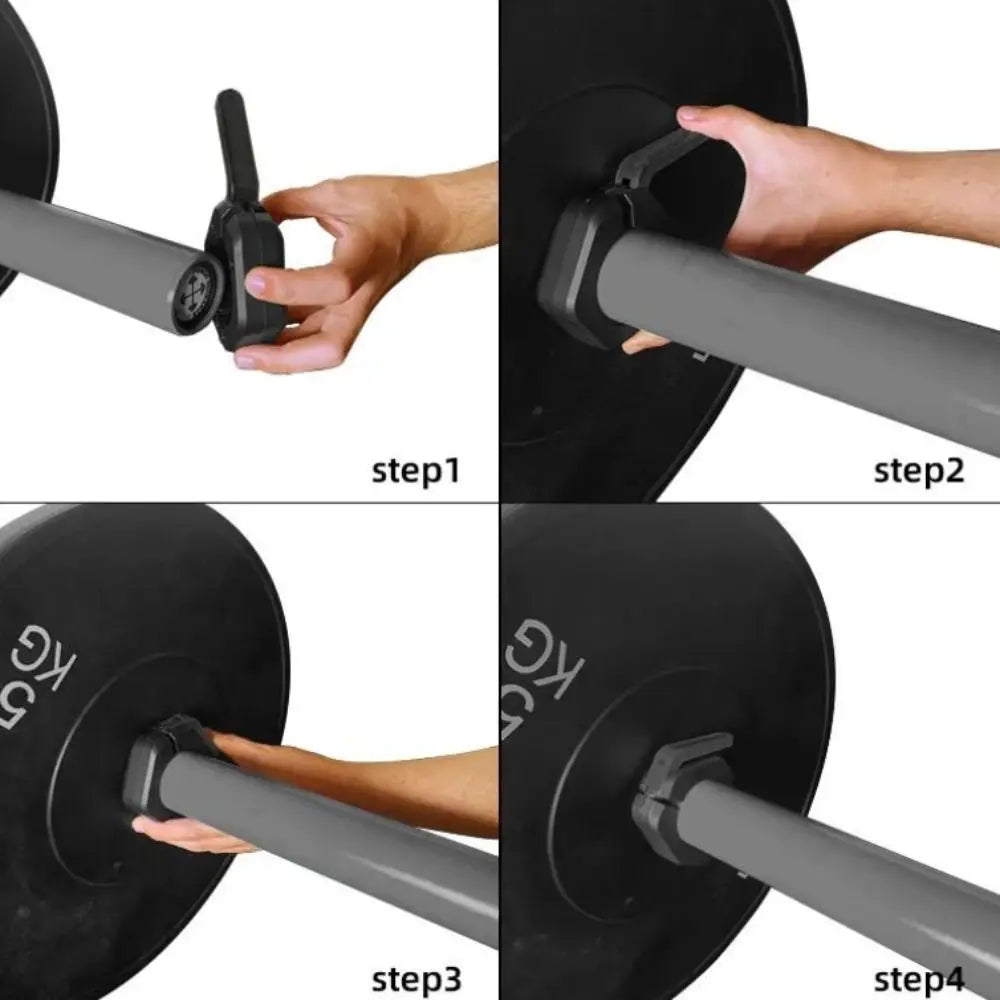 Magnetic Weightlifting Barbell Clamps Hexagon Quick Release Barbell Spin Lock Universal Deadlift Barbell Collars Trap Bar