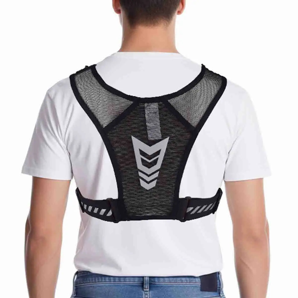 Adjustable Weighted Vest for Running & Fitness, Unisex Workout Vest with Reflective Strips, Breathable Strength Training Jacket