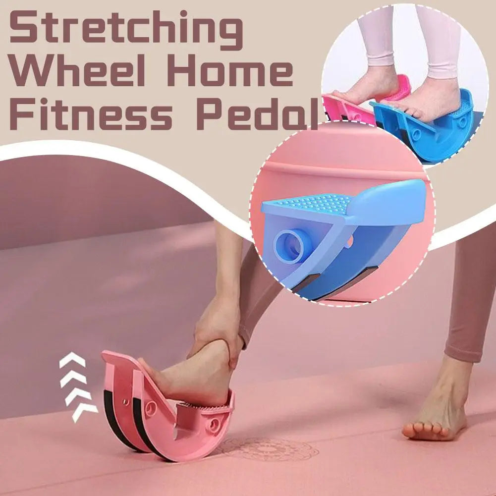 Stretching Wheel Home Fitness Pedal Calf Stretcher Balance Trainer Arm Calf Ankle Stretching Board, Foot Stretcher Household ﻿