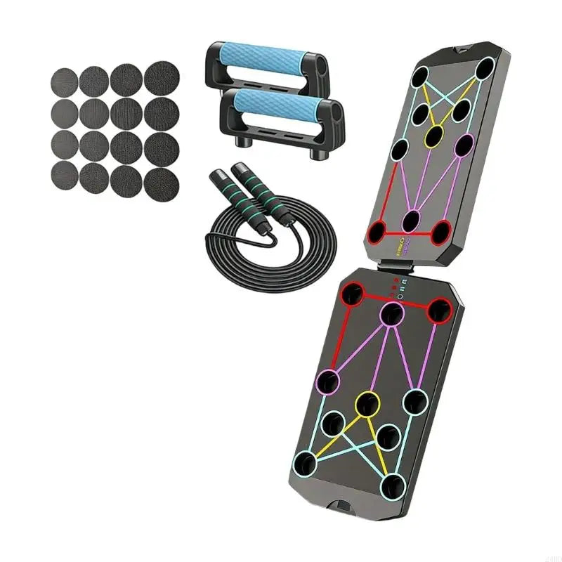 Foldable Push Up Boards Portable Strength Training Rack Professional Push Up Strength Training Equipment Enduring 24BD