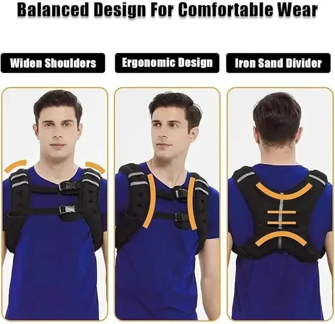 Cooling Breathable Weighted Vest for Men Women, 5kg load design, suitable for walking, fitness and daily cardio training