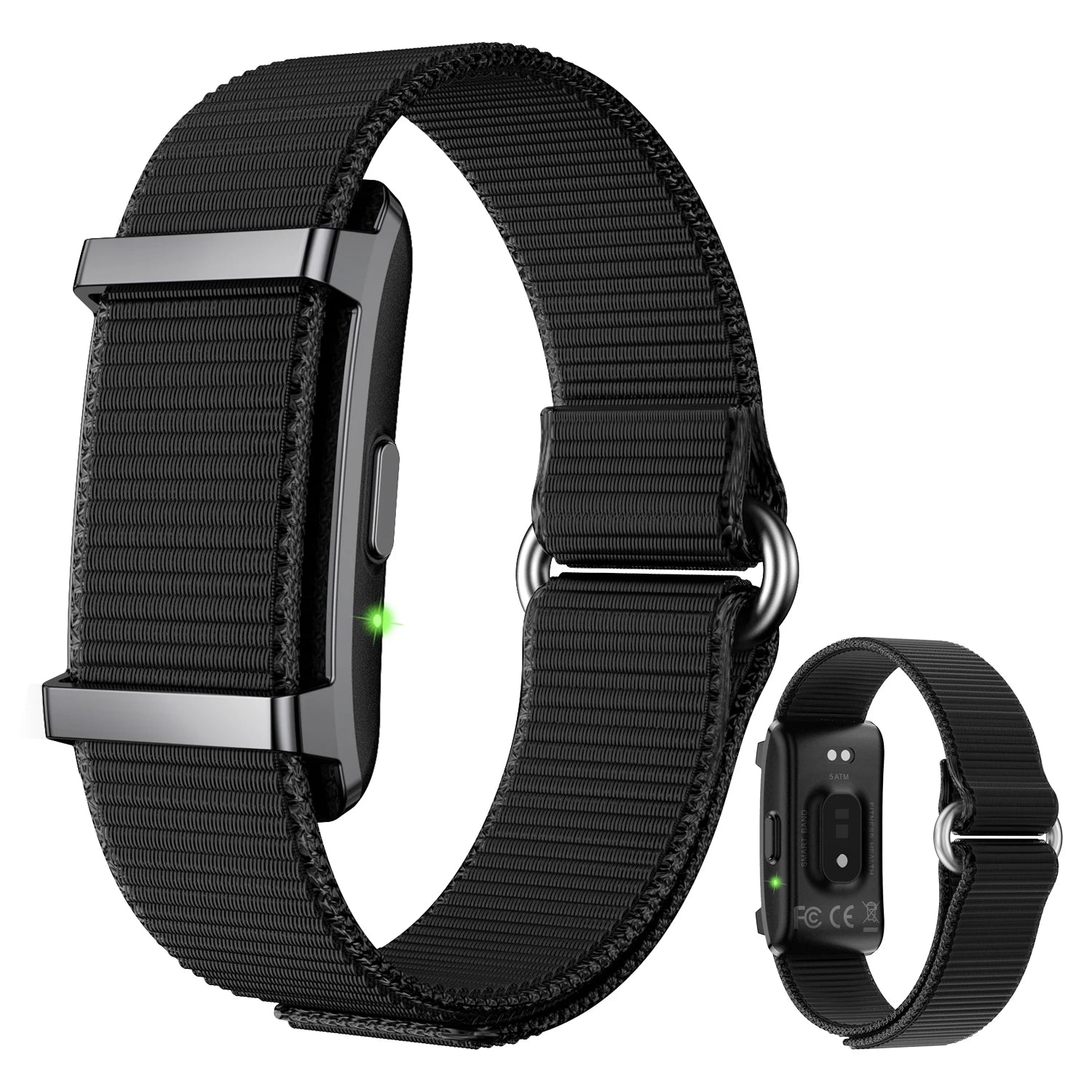 Smart Bracelet Sports Fitness Tracker Health Monitoring Step Count Heart Rate Sleep Tracking 1ATM Waterproof Smart Wristband