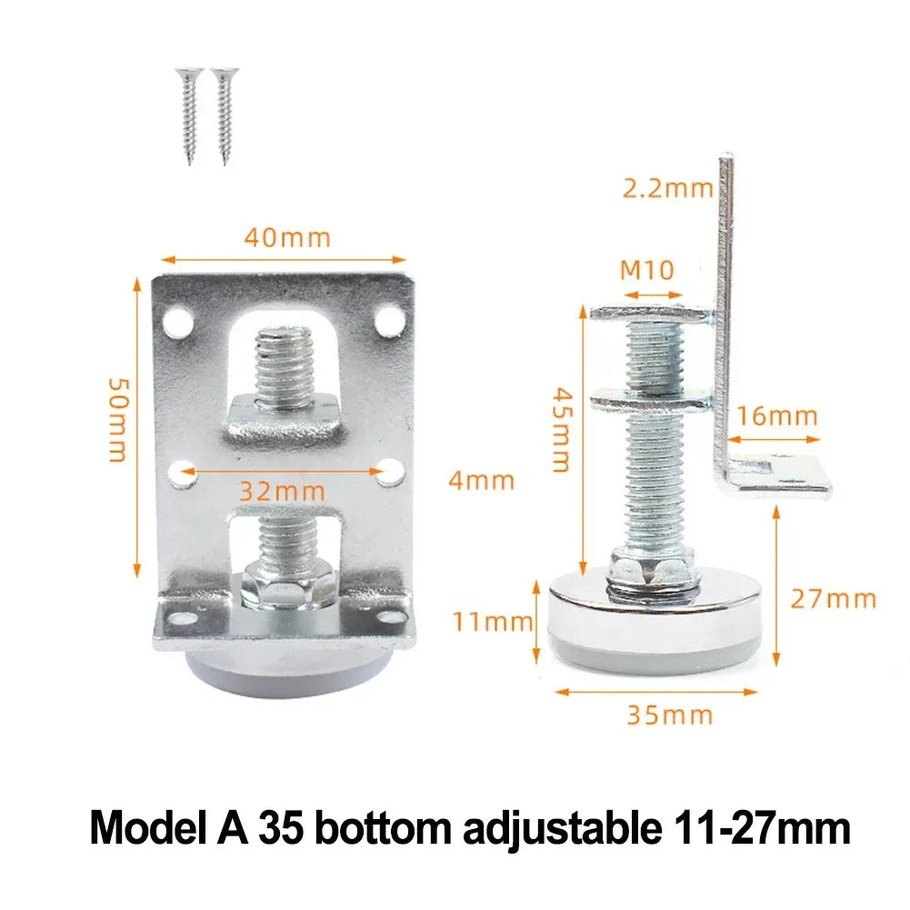 Adjustable Leveling Feet Heavy Duty Height Adjuster Furniture Leveler Foot Leveler Legs For Cabinet Table Workbench