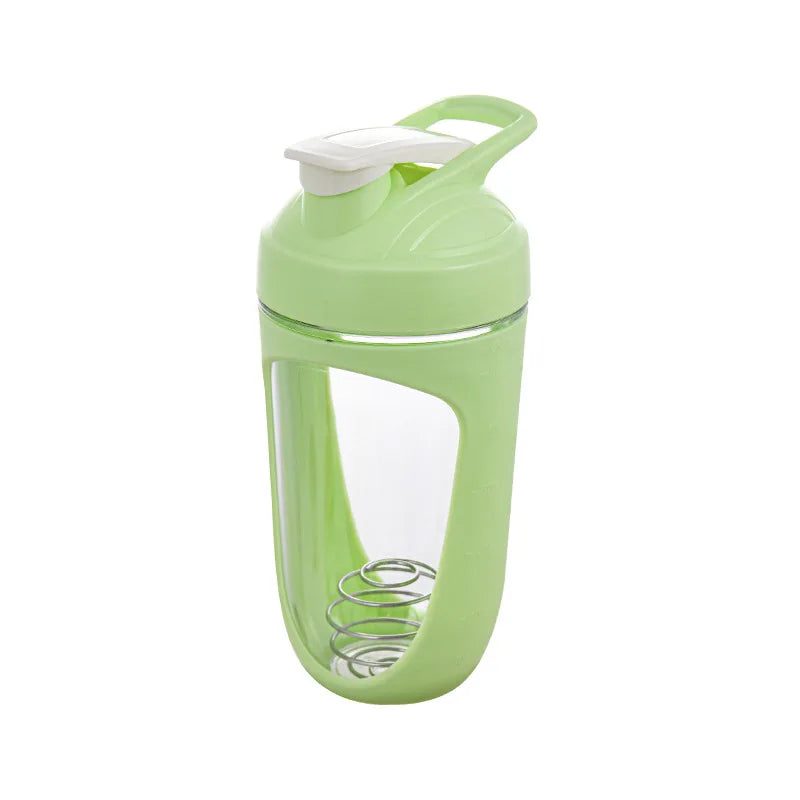 680ml Shaker Bottle Protein Shaker Fitness Bottle Plastic Bottle with Stainless Ball for Fitness Enthusiasts Athletes Sports Cup