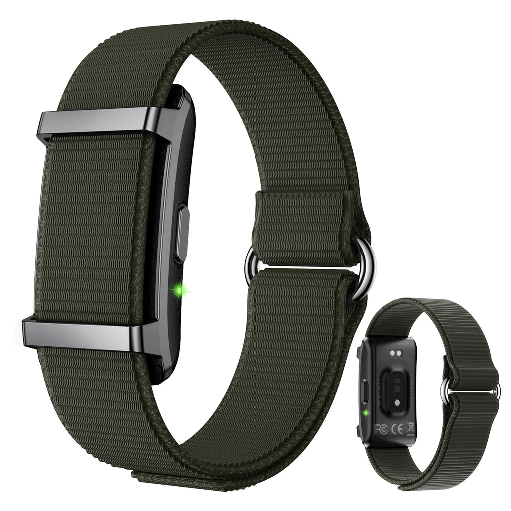 Smart Bracelet Sports Fitness Tracker Health Monitoring Step Count Heart Rate Sleep Tracking 1ATM Waterproof Smart Wristband