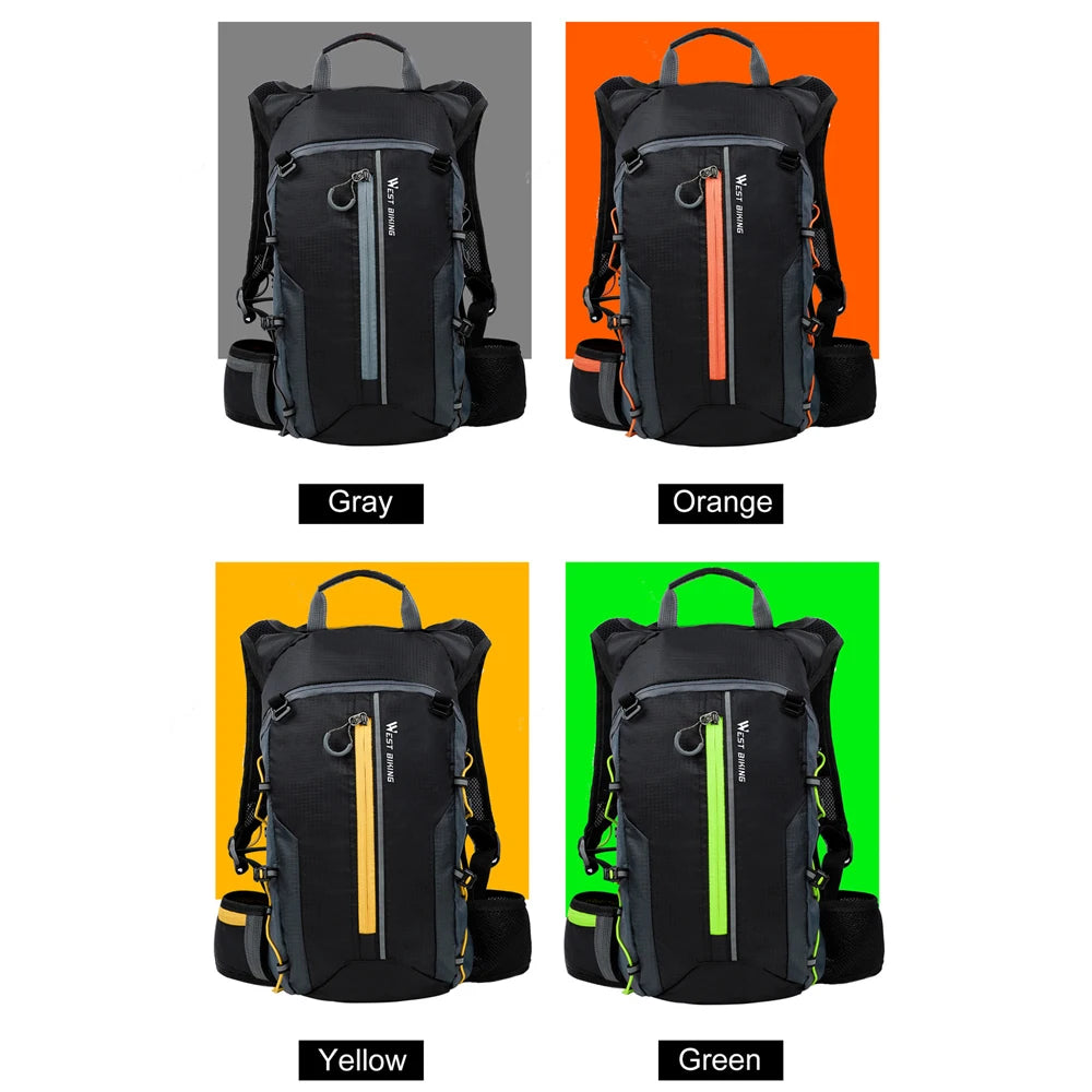 Waterproof Bicycle Bag Cycling Backpack Breathable 10L Ultralight Bike Water Bag Climbing Cycling Hydration Backpack Outdoor