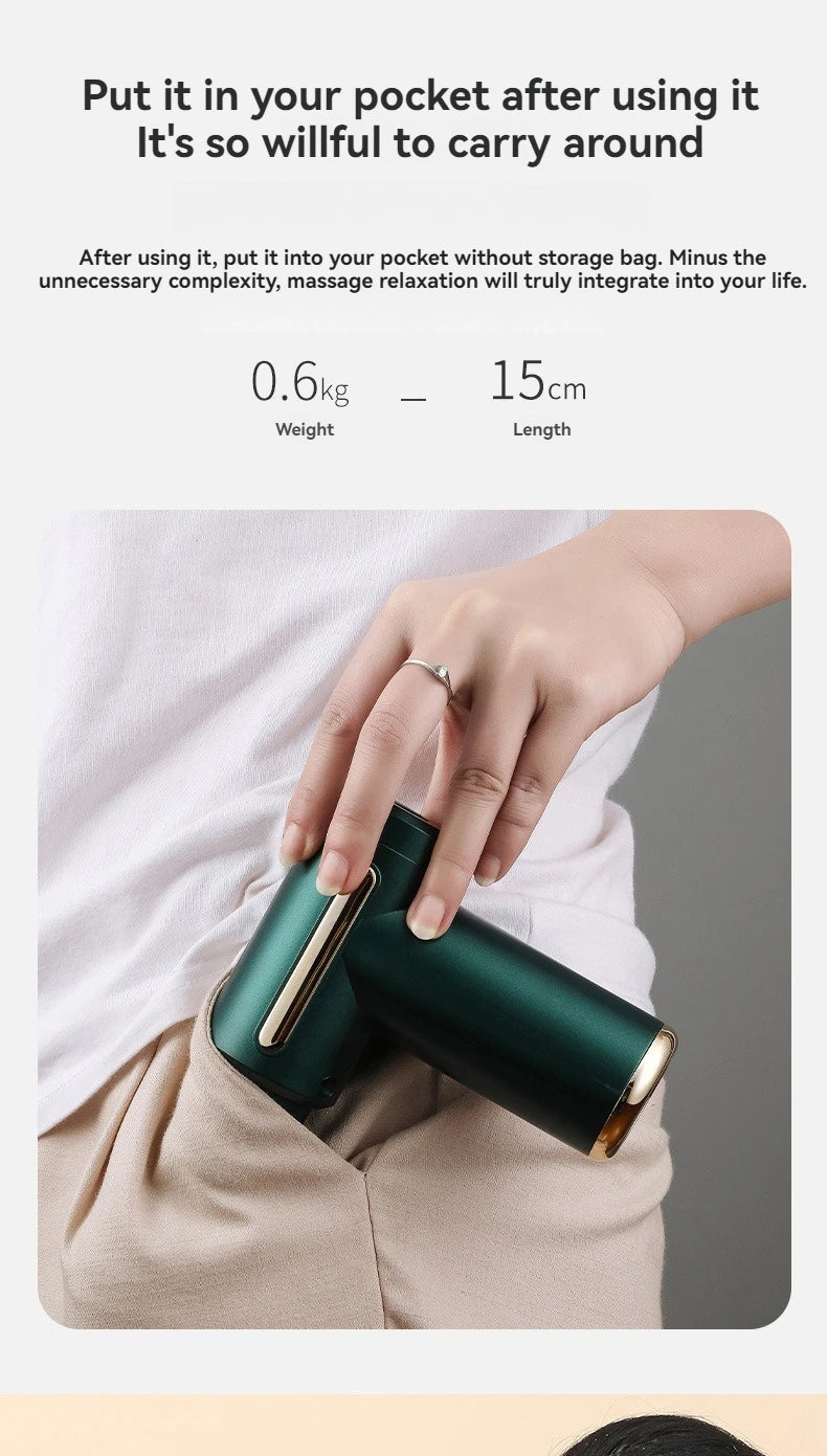 Mini Muscle Massage Gun Portable Deep Handheld Percussion Massager for Body Back Neck And Leg Pain Relief