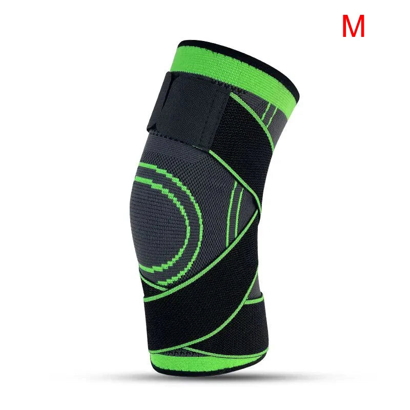 Knee Compressions Sleeve With Adjustable Straps Compression Bandage Protector Knee For Running Working Out Sport Wearing All Day