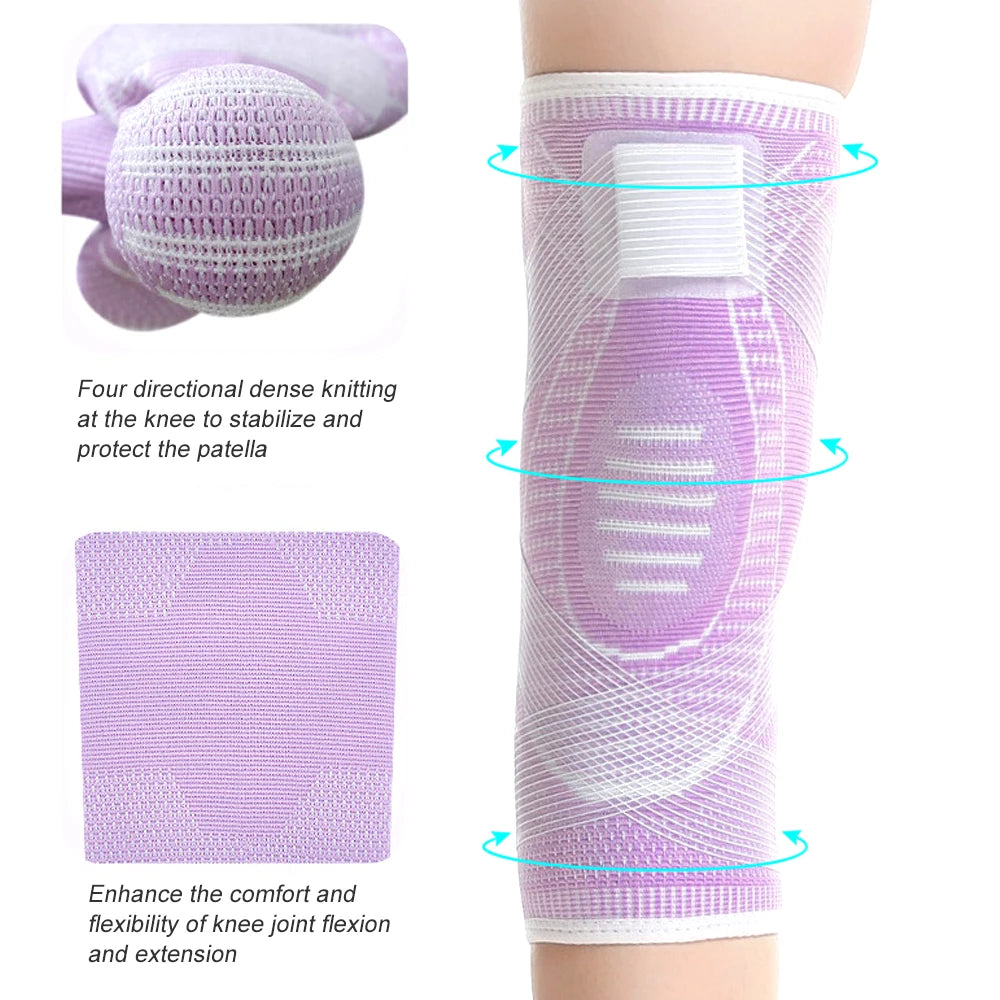1PCS Knee Brace Compression Sleeve with Strap,Knee Support Braces for Women & Men Knee Pain Relief,Knee Sleeves for Arthritis