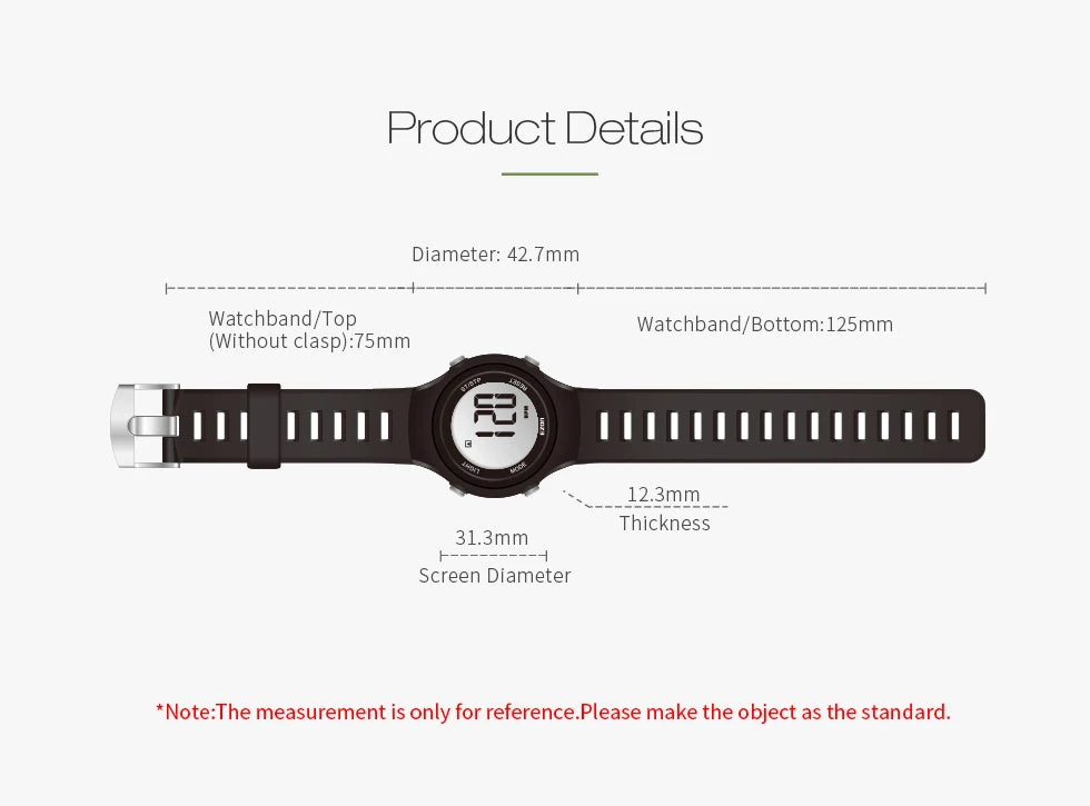 Heart Rate Monitor Men Women Outdoor Running Cycling Sports Digital Watches With Chest Strap Fitness Sensor Counter