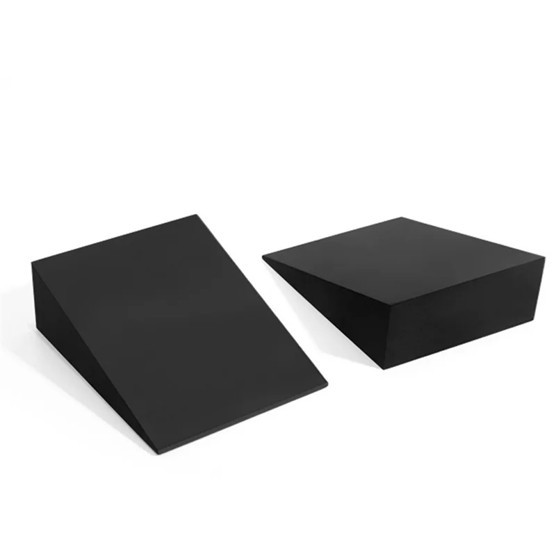 HOES-2Pcs Yoga Wedge Blocks EVA Yoga Wedge Stretch Slant Boards Exercise Yoga Block Pilates Wedge Squats Fitness Accessories