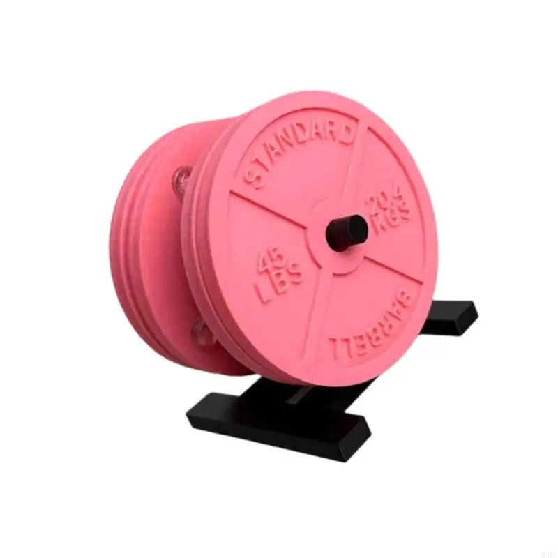 Barbell Bumper Plate Weight Plate ABS Cup With Storage Stand To Keep Table Organized M4YD