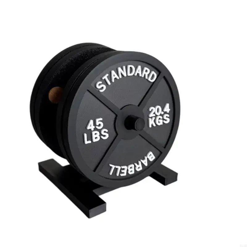 Barbell Bumper Plate Weight Plate ABS Cup With Storage Stand To Keep Table Organized M4YD