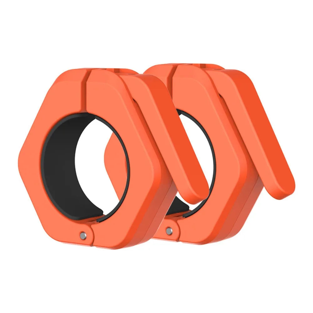 Magnetic Weightlifting Barbell Clamps Hexagon Quick Release Barbell Spin Lock Universal Deadlift Barbell Collars Trap Bar