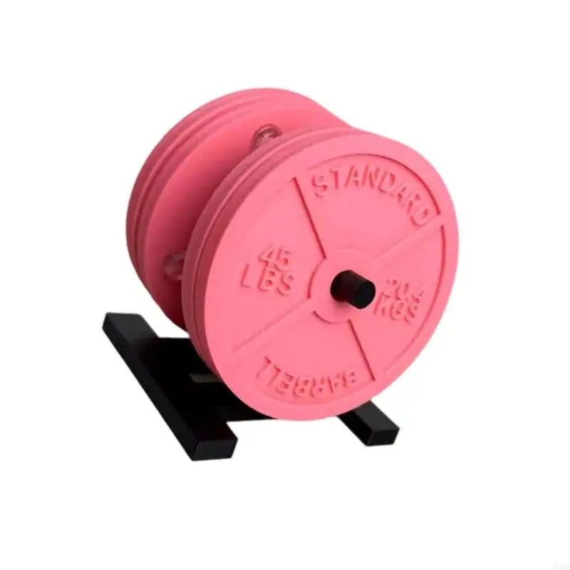 Barbell Bumper Plate Weight Plate ABS Cup With Storage Stand To Keep Table Organized M4YD