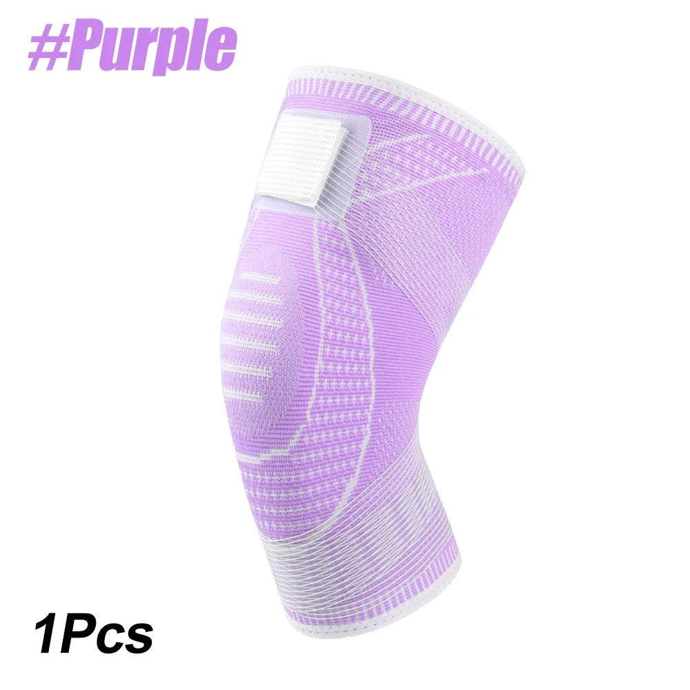 1PCS Knee Brace Compression Sleeve with Strap,Knee Support Braces for Women & Men Knee Pain Relief,Knee Sleeves for Arthritis