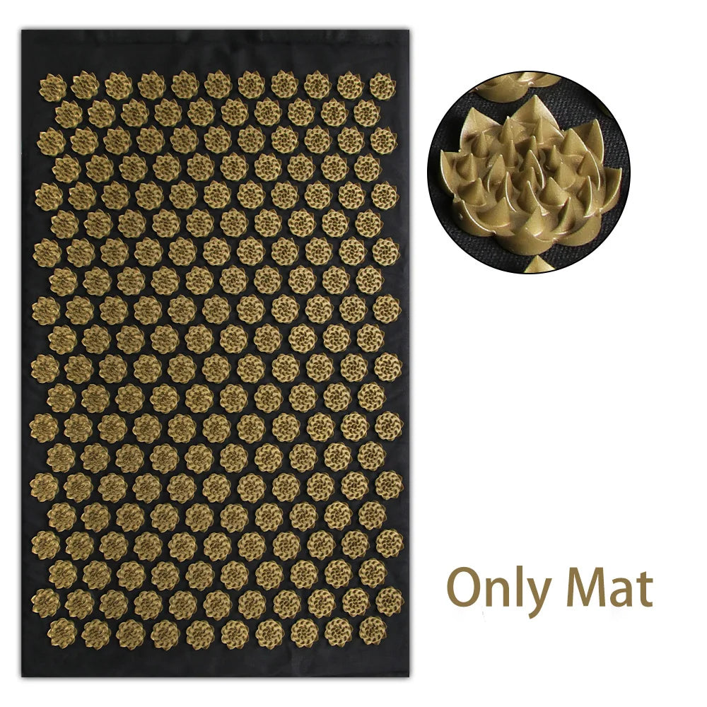 Massage Cushion Yoga Acupressure Mat Acupuncture Massage Mat Relieve Stree Back Body Pain Spike Mat Foot Massager Shakti Mat