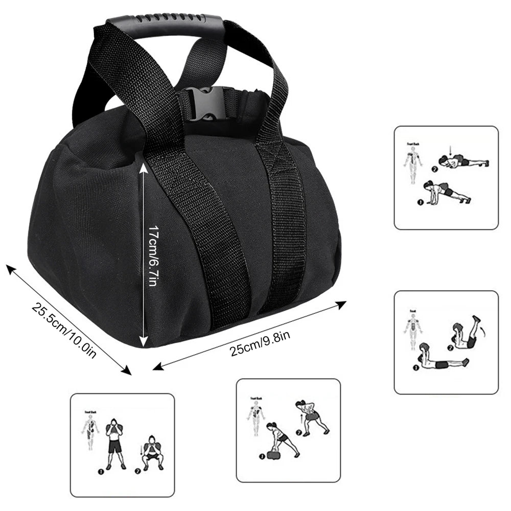 1PCS Soft Kettlebell Sand Kettlebell - Kettlebells Adjustable Sand Bag Workout - Sandbags for Working and Weight Training