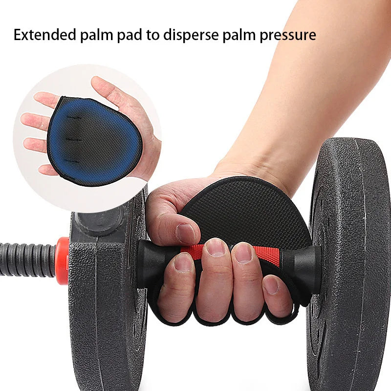 Gym Gloves Weights Men's Bodybuilding Sports Gloves Lifting Weights Mittens for Gym Fitness Gloves JZST01
