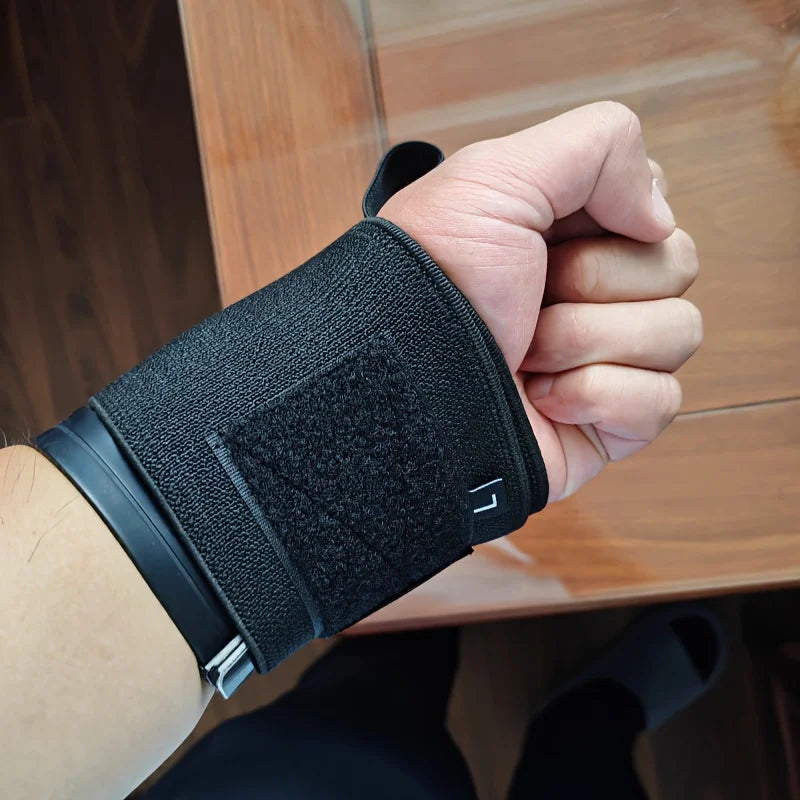Gym Wrist Wraps for Weightlifting, Harden Wrist Support Straps, Fitness Wrist Brace Fit Deadlift, Bench Press, Strength Training