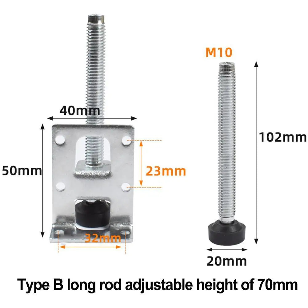 Adjustable Leveling Feet Heavy Duty Height Adjuster Furniture Leveler Foot Leveler Legs For Cabinet Table Workbench