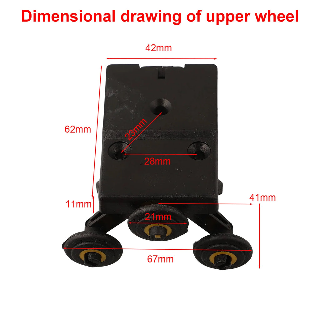 Sliding Door Pulley Core Upper Lower Wheel Core Old Wooden Door Roller Guide Kit Side Mounted Sliding Door Pulley Inner Core