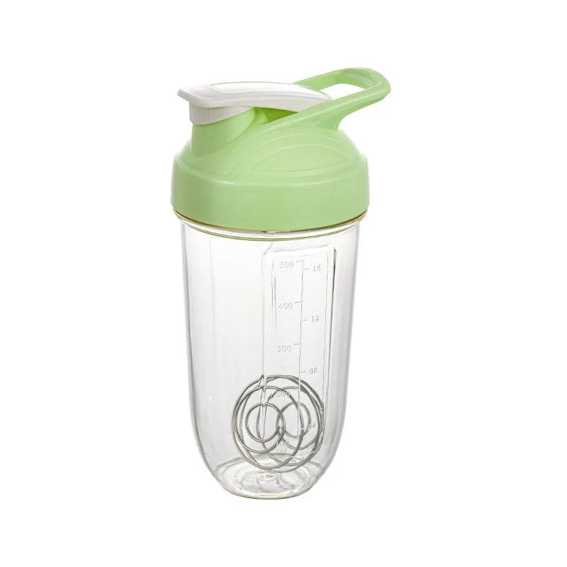 680ml Shaker Bottle Protein Shaker Fitness Bottle Plastic Bottle with Stainless Ball for Fitness Enthusiasts Athletes Sports Cup