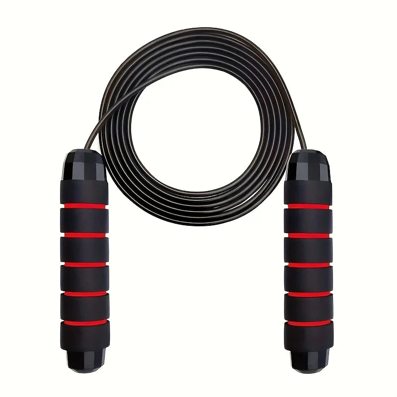 Adjustable Fitness Jump Rope Tangle-Free Fast Workout Rope with Ball Bearing Swivels for Men Women Aerobic Exercise Jump Rope