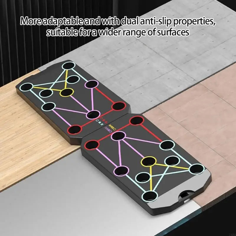 Foldable Push Up Boards Portable Strength Training Rack Professional Push Up Strength Training Equipment Enduring 24BD