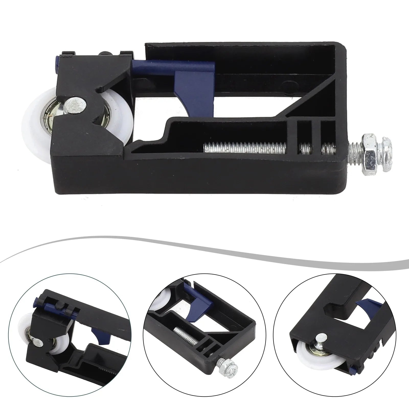 Sliding Door Pulley Core Upper Lower Wheel Core Old Wooden Door Roller Guide Kit Side Mounted Sliding Door Pulley Inner Core