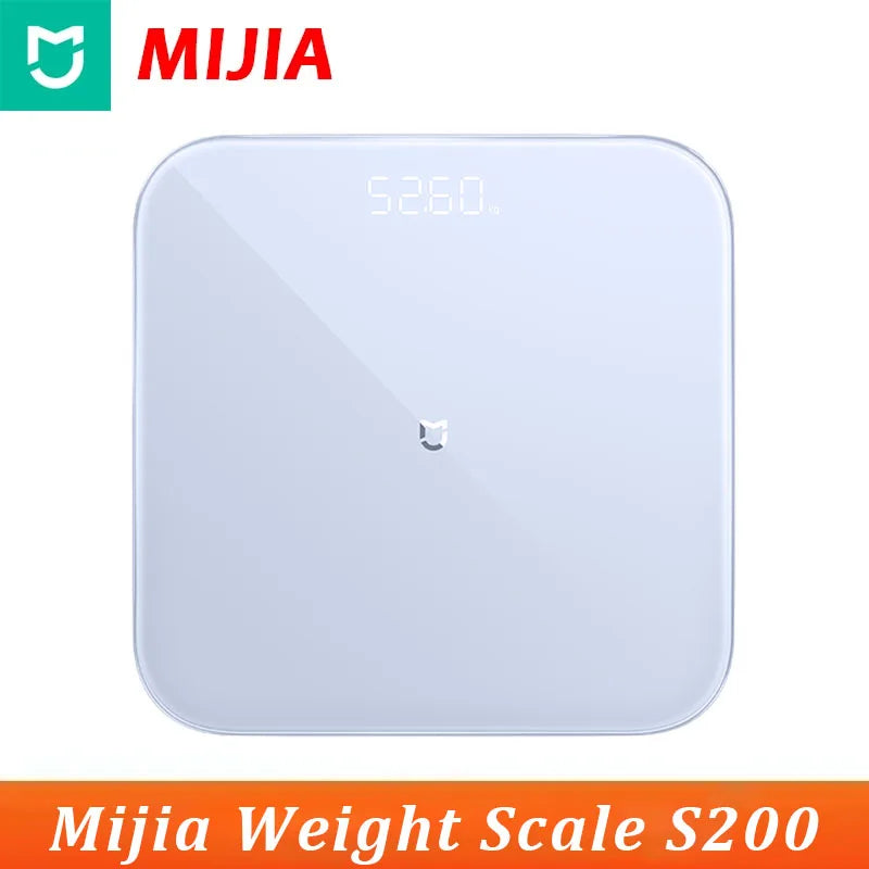 Xiaomi Mijia Weight Scale S200 Bluetooth 5.4 Smart Body Weight BMI LED Digital Display Accurate Measurement Work with Mihome APP