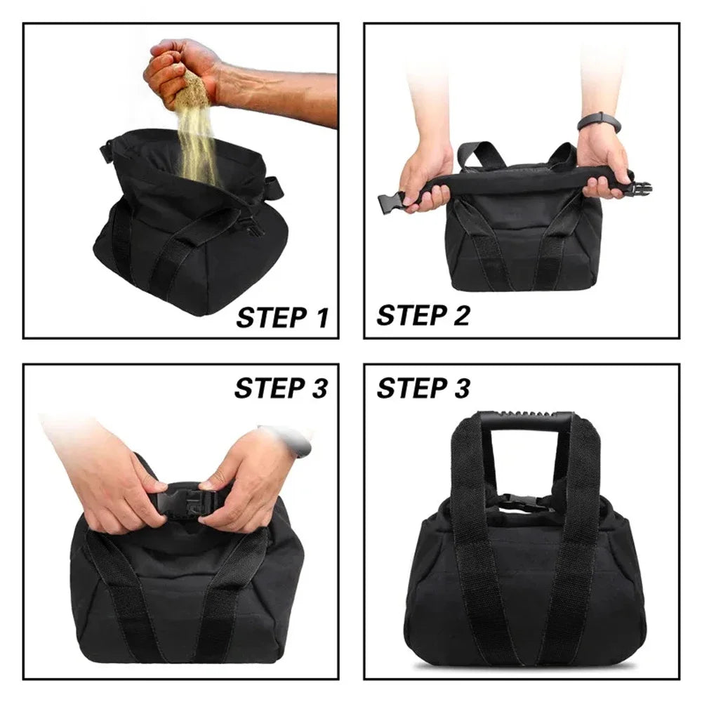 1PCS Soft Kettlebell Sand Kettlebell - Kettlebells Adjustable Sand Bag Workout - Sandbags for Working and Weight Training