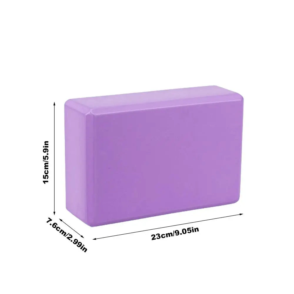High Density Yoga Blocks Anti-Slip EVA Yoga Brick Foam Blocks Supportive Lightweight Eco Friendly Foam Fitness Yoga Accessories