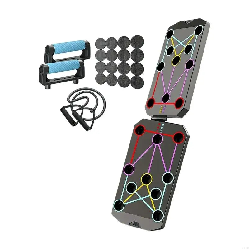 Foldable Push Up Boards Portable Strength Training Rack Professional Push Up Strength Training Equipment Enduring 24BD