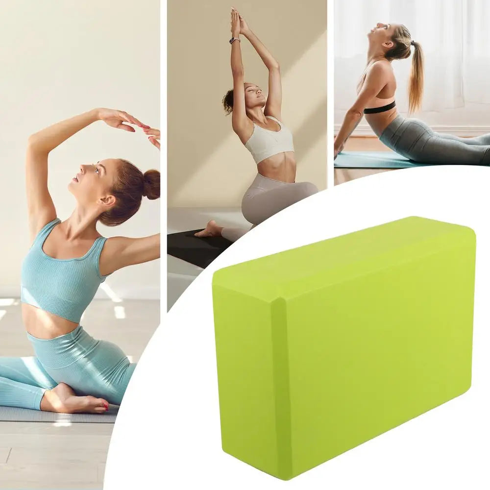 High Density Yoga Blocks Anti-Slip EVA Yoga Brick Foam Blocks Supportive Lightweight Eco Friendly Foam Fitness Yoga Accessories