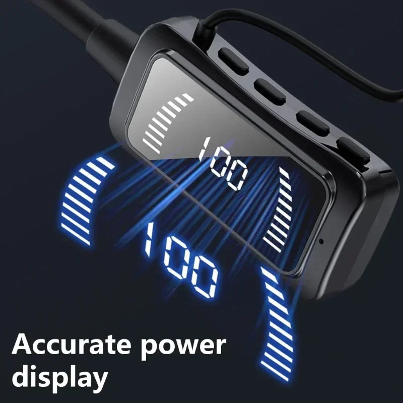 Wireless Sports Earbuds Bluetooth-compatible 5.3 Neckband Earphones with Noise Cancelling for Fitness Gym and Biking
